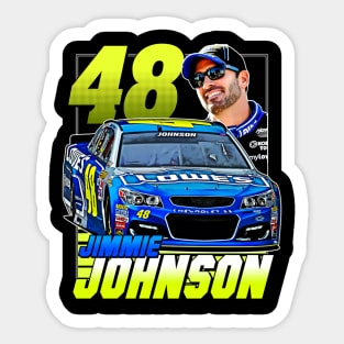 Jimmie Johnson 48 Legend Sticker